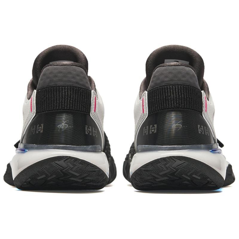 Anta GH5 Shock Absorbers Rebound Low Top Basketball Shoes Men's Microchip Gray Sneakers 112431116-5