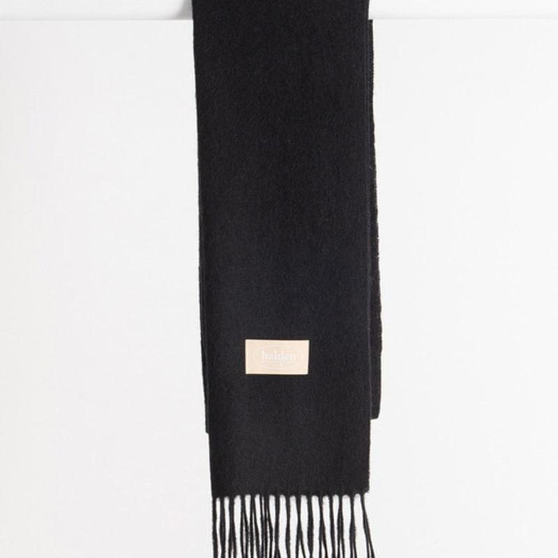 halden wool color muffler (M007_black)