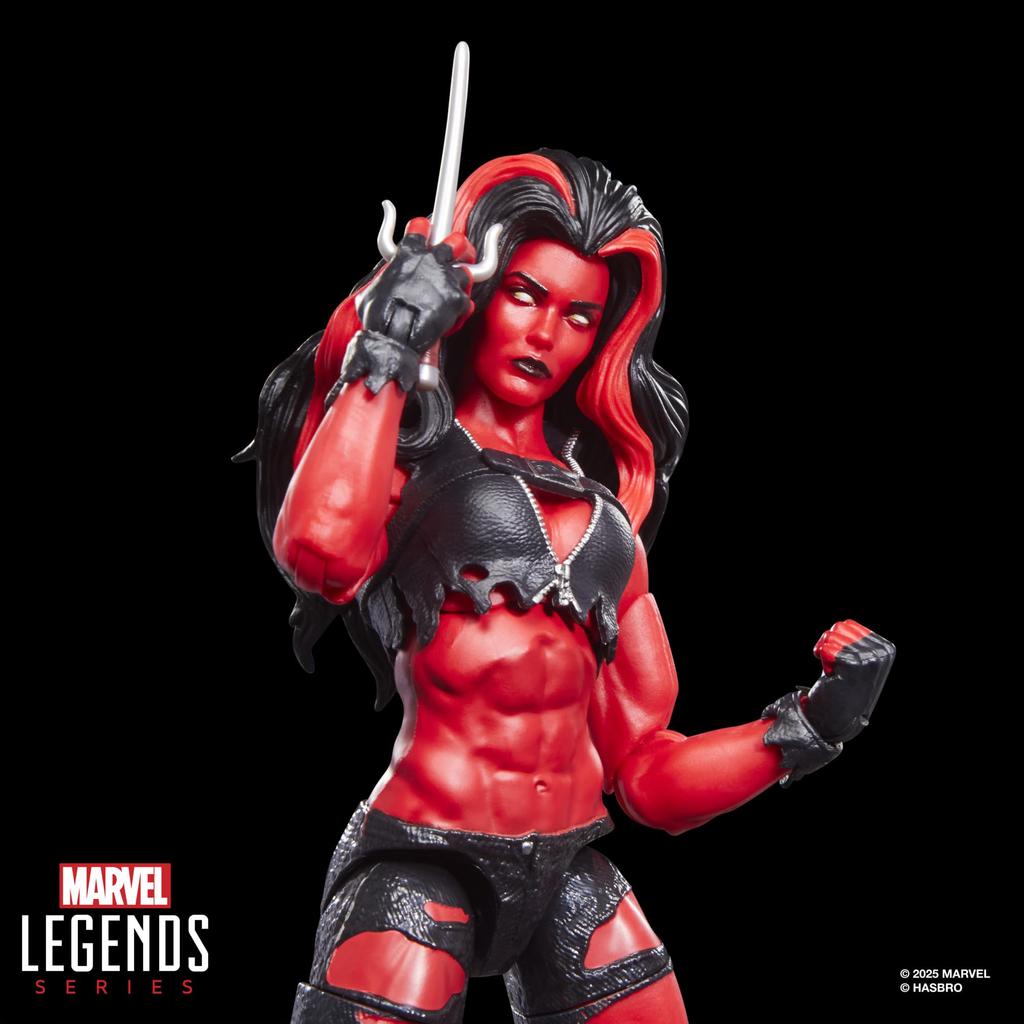Hasbro Marvel Legends Series Hulk Red Comics Collectible Action Figure G2082 Authentic She-Hulk 6-Inch