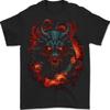 Fiery Dragon Graphic Print T-shirt