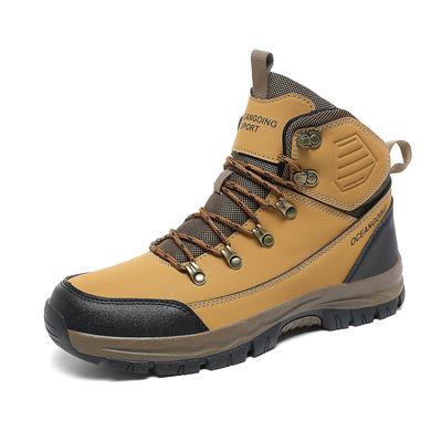 Fashion New Large Size Men's Outdoor Hiking Shoes Leisure Sports Thick Sole Fashion Comfortable Breathable Increase Men's Boots