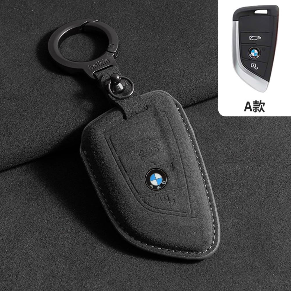 Premium Suede for BMW Key Case Hollow Style for 5 Series 3 Series 6 Series 7 Series X1 X2 X3 X5 X6 X7