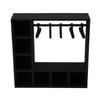 Doll Clothes Closet Wardrobe with 10 Hangers Doll Accessories Display Box Figures Clothing Storage Cabinet