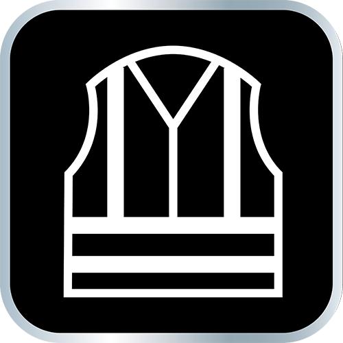 Warning Vest, Yellow, Size Xl