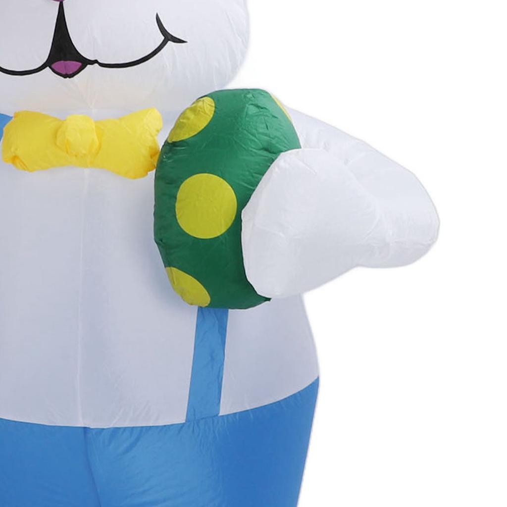 Inflatable Bunny Yard Decoration 6.2ft Cute Blow Up Outdoor Decoration For Easter Christmas Decoration Ornaments