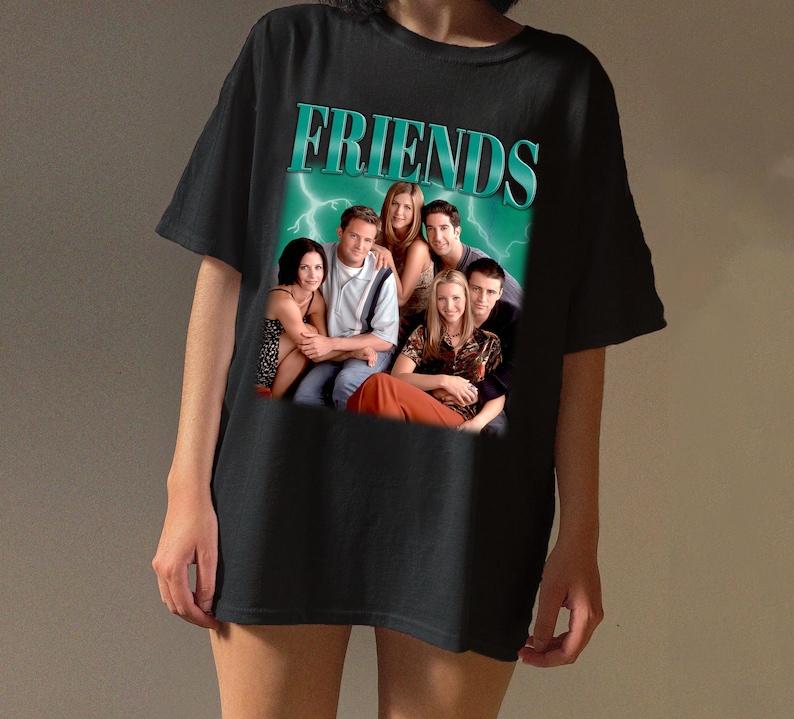 Friends Tv Show Tshirt Friends Retro Shirt Friends Fan Gift Vintage Tshirt Bootleg Shirt Birthday Gift