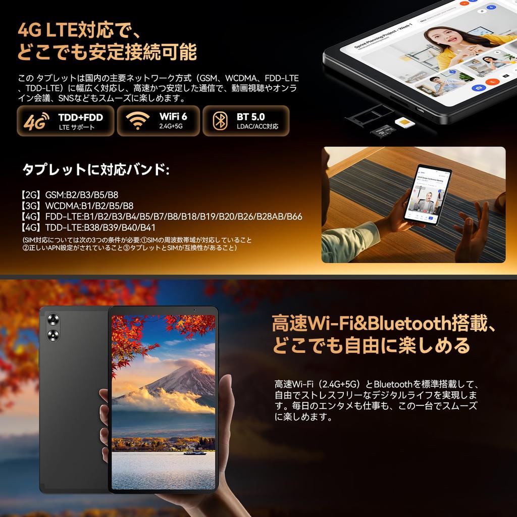 Headwolf Android 16 Tablet Android Tablet Helio G99 24GB 128GB 120Hz High Refresh Rate 4G LTE Model Gemini Compatible Pixel Widevine L1 Wireless