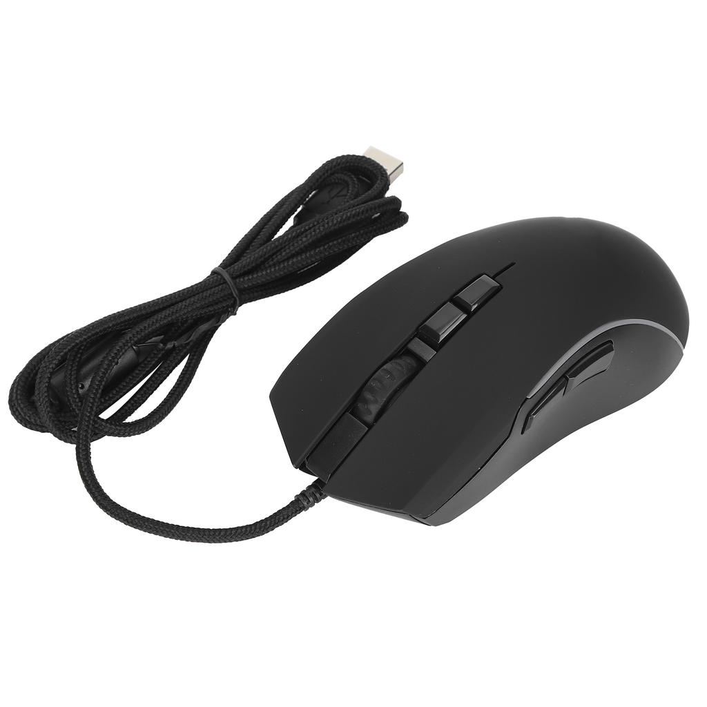 Gaming Mouse Adjustable 7200DPI Ergonomic RGB Lighting Wired Mouse for Gamer Desktop Laptop