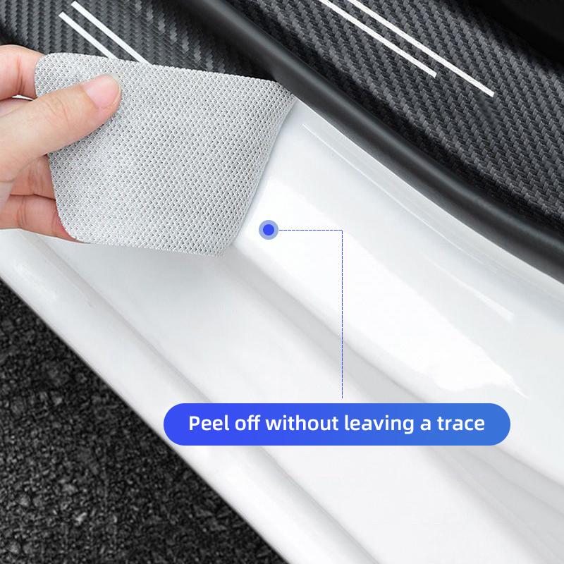 Car Door Sill Threshold Anti Scratch Protector Stickers For Citroen C8 DS3 C6 C3 Vts C4 Saxo C4L C5 C2 Xsara C3-XR Picasso SEGA ahq256