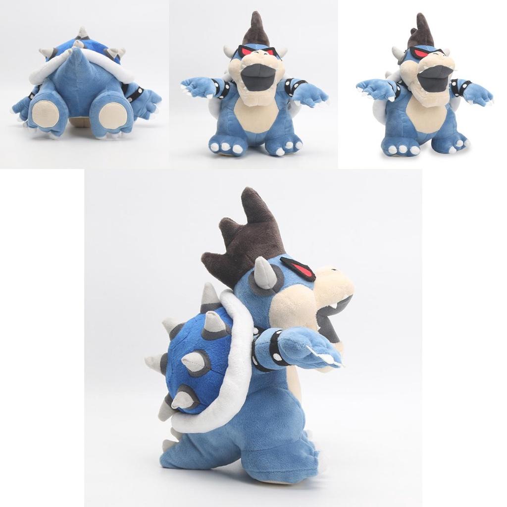 Adorable Super Mario Bros. Dark Bowser Koopa Bones Plush Toy Stuffed Animal Doll 11