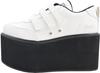 Yosuke Platform Shoes, 6310023, Women's, White, Sizes 22.0cm-22.5cm