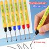 33Mm Marking Pen Waterproof And Colorfast Ceramic Tile Wood Metal Deep Hole Long Head Marking Pen Woodworking Electrician Tools