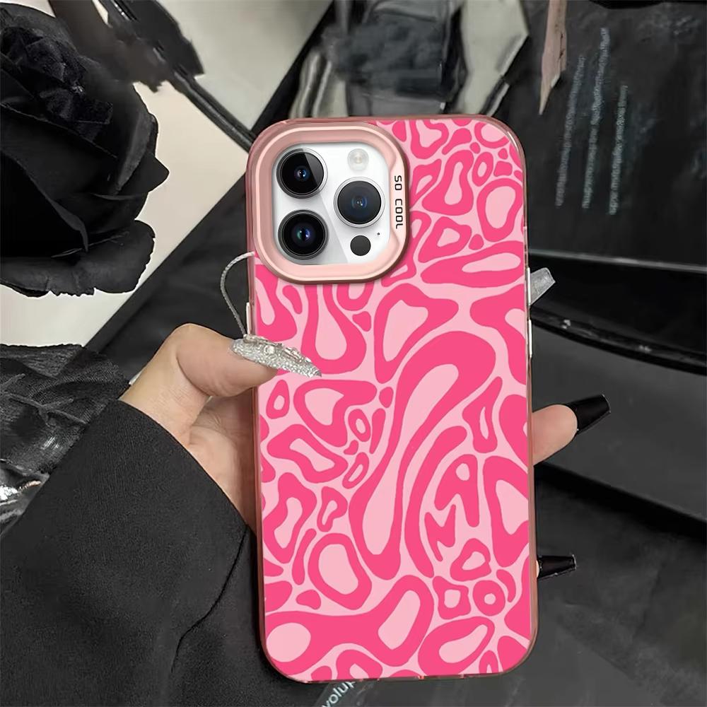 Luxury Advanced Irregular Pattern Phone Case For IPhone 17 17E Air 16E 16 15 Plus 14 13 12 11 Pro Max Anti Fall Protective Cover