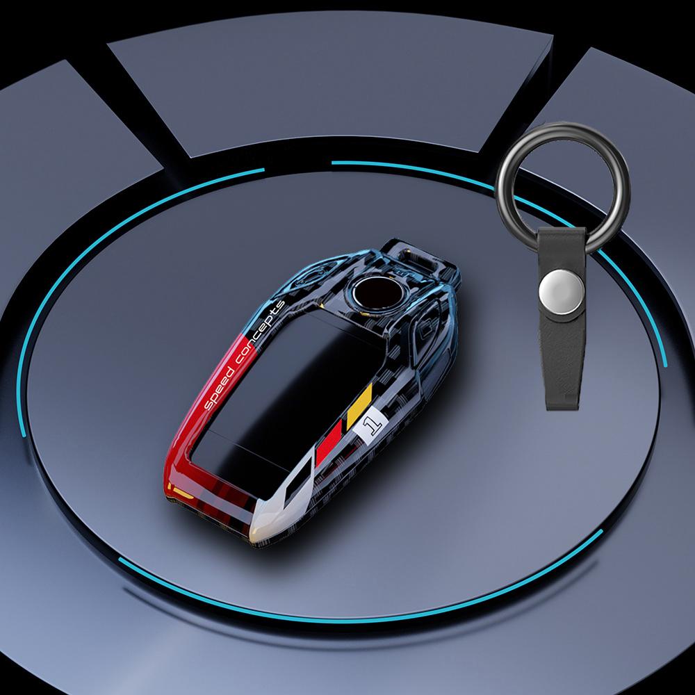 Kohlefaser ABS Autoschlüsselhülle Abdeckung für BMW 5 7er X3 X4 X5 X7 G30 G31 G11 G12 G01 GT G32 I8 Geschützte Schale Handsender Zubehör