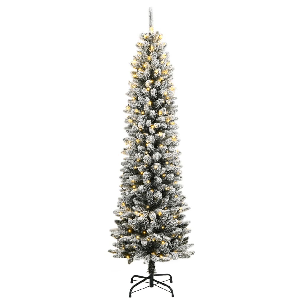 Vidaxl Sztuczna Choinka, Ośnieżona, 300 Lampek Led, 240 Cm