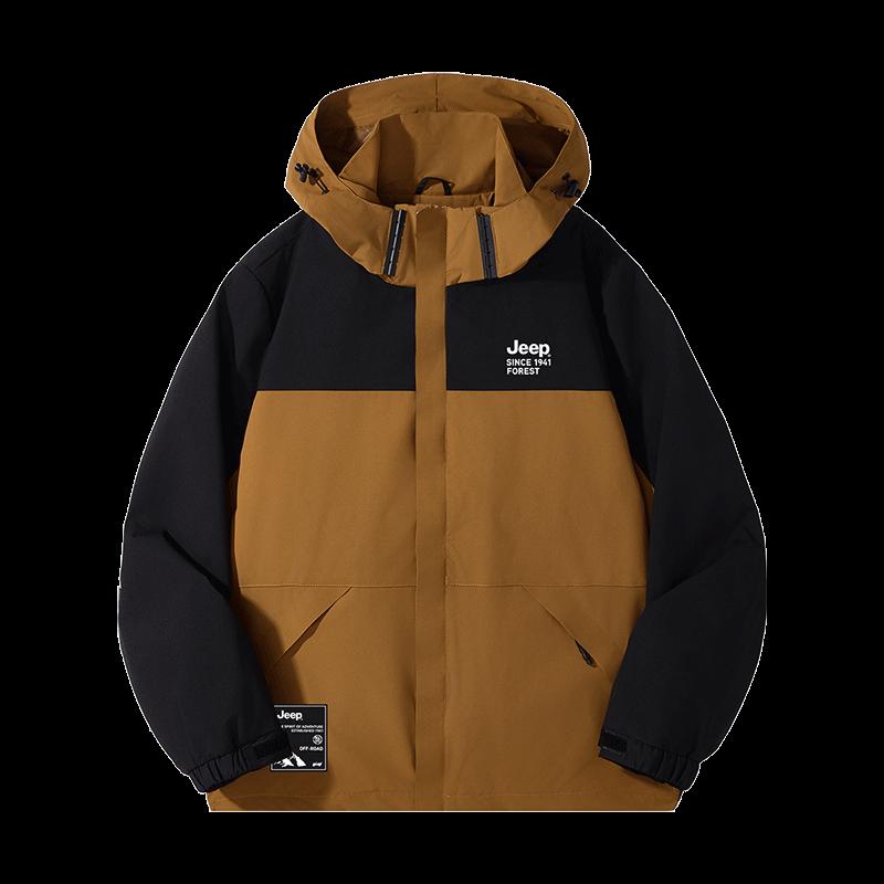 Jeep Unisex Hooded Outdoor Jacket P841MWJ489 L