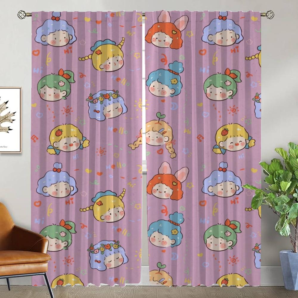 Niedliche Baby Moskitonetze für Wohnzimmer Verdunkelungsvorhang Halloween Dekoration Jalousien Raumteiler Tüll für Schlafzimmer Kamera