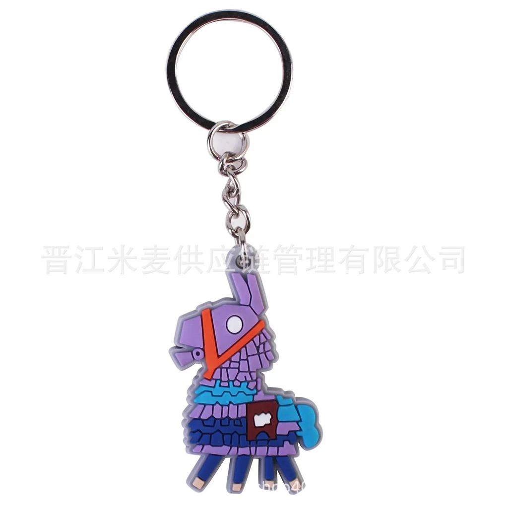 Fortnite Keychain Accessories Bag Jewelry Anime Children Toy Christmas Decorative Pendant PVC S Lightweight Carry Portable Mini Cute