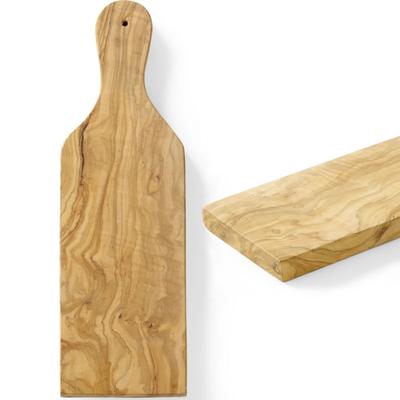 Servierbrett aus Olivenholz mit Griff 350 x 120 x 18 mm Hendi 505243