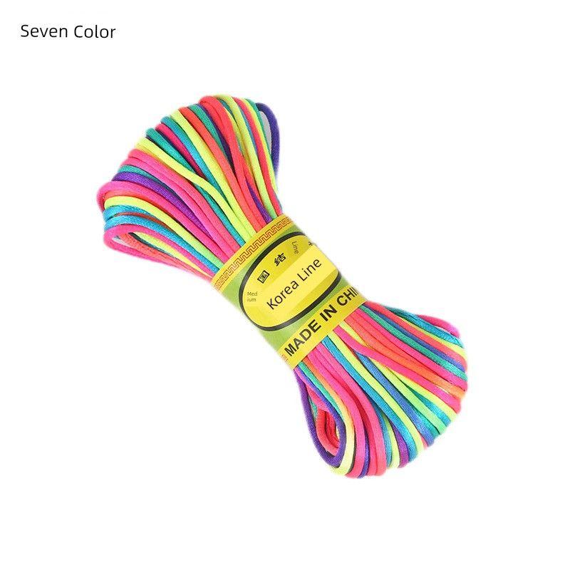 

DIY No. 6 Braiding Pendant South Korean Silk Colorful Braided Rope Wire
