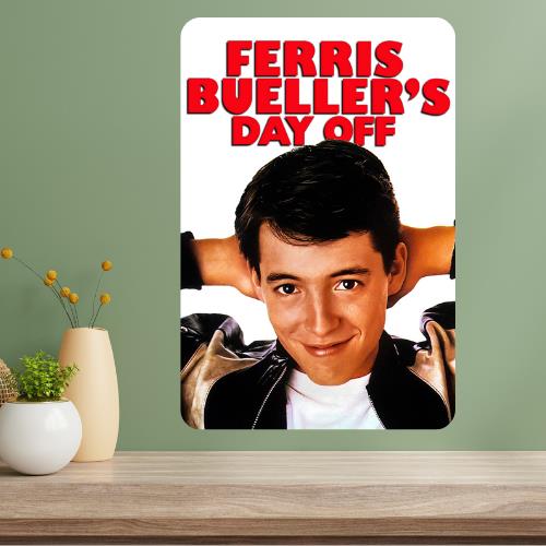 Ferris Buelleraposs Day Off Classic Movie Metal Poster Sign 20x30cm(7.8x11.8inch)