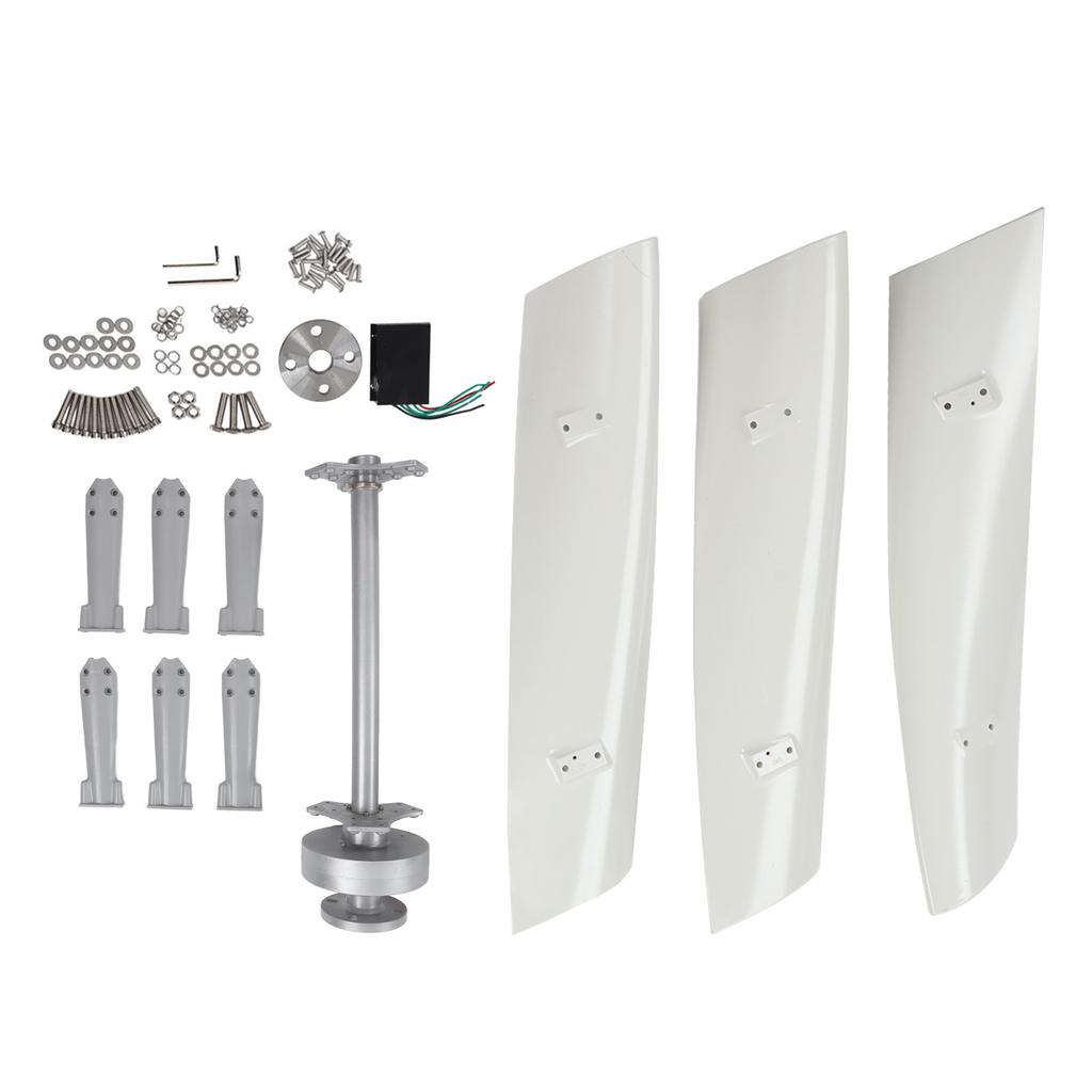 Maglev Vertical Wind Turbine 300W Aerodynamic GFRP Blade Low Torsion Vibration Quiet Wind Power