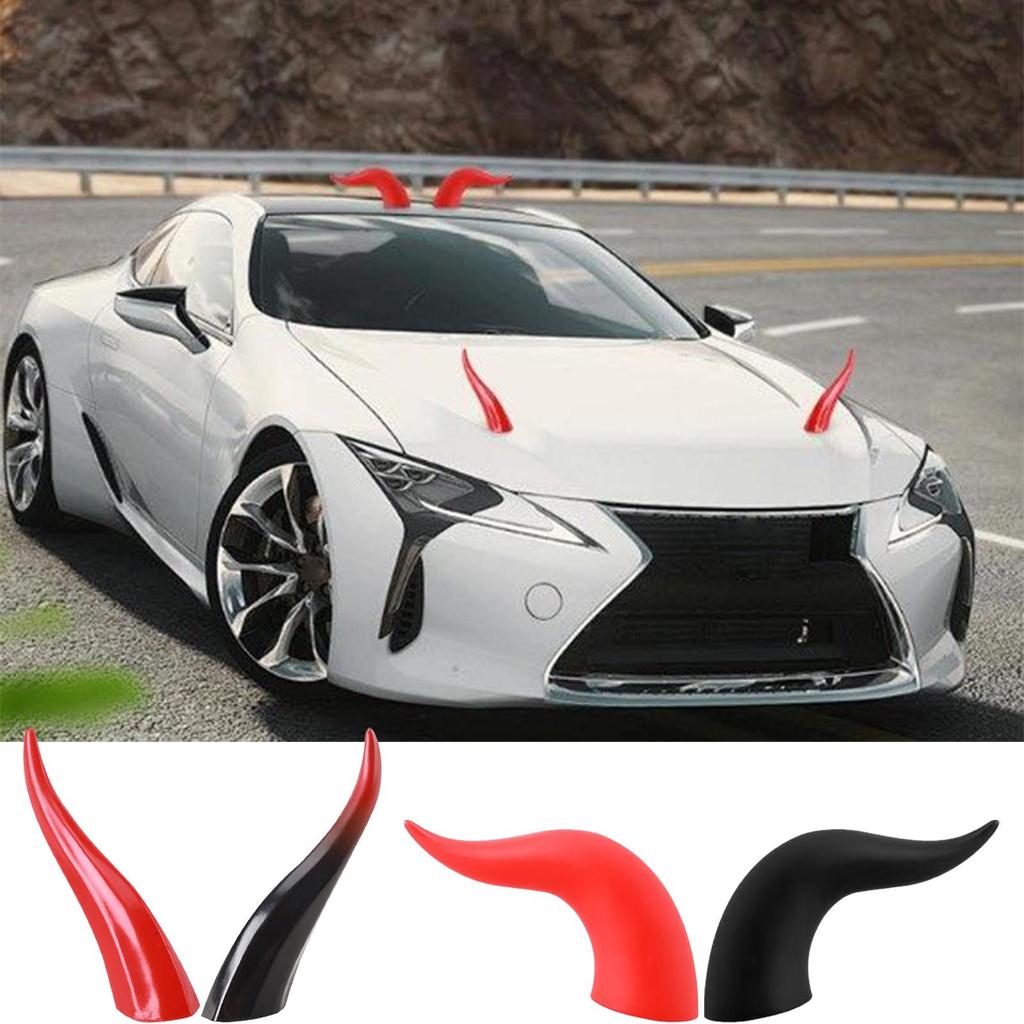 Car Roof Dragon Horn 2 Pieces Dragon Horn Car Exterior Modification Vehicle Roof Decoration For SUVs RVs Trucks Road Trips