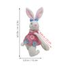 Cute Rabbit Curtain Tieback Cartoon Style Drapery Tiebacks for Living Room Bedroom Courtyard Easter Theme Curtain Holdback
