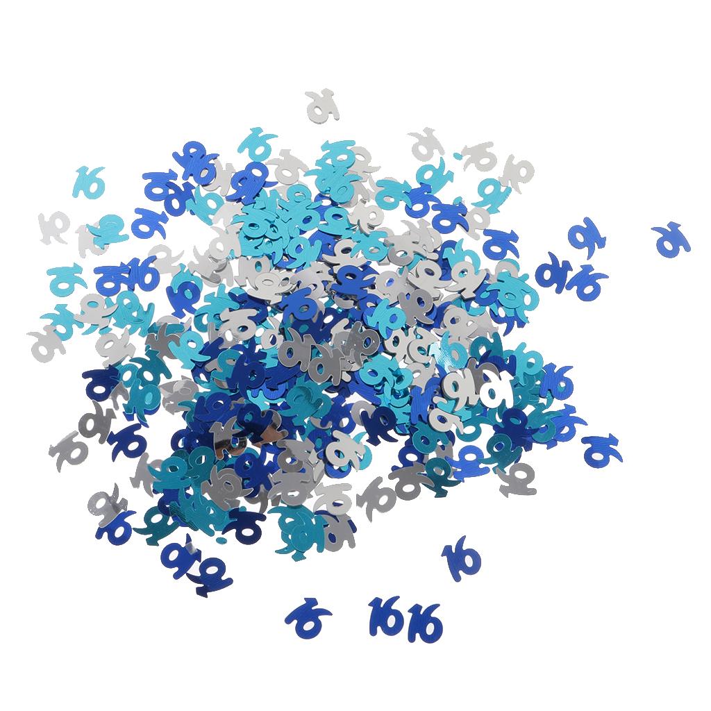 Sprinkles Scatter Anniversary Happy Birthday Buchstaben Tischkonfetti Partydekoration