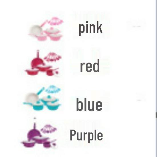 Thirteen-Piece Non-Stick Cookware Set: Includes Frying Pan, Soup Pot, Milk Pot, and Spatula