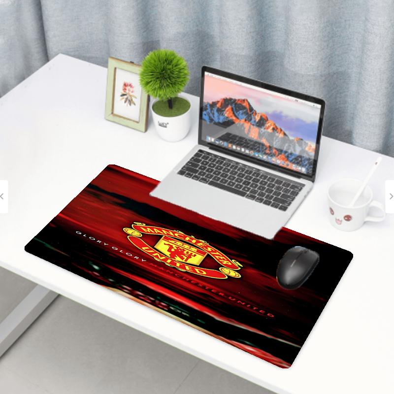 Football United F.C Print Mouse Pad, Anti‑Slip Desktop Keyboard Mat, for PC Laptop Gaming Working Daily Use, Cool Festival Surprise Gift