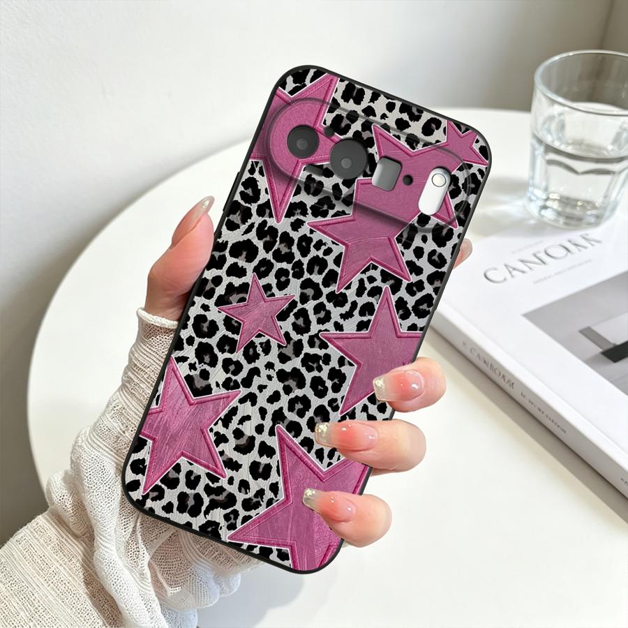 Pink Glitter Leopard Case for Google Pixel 11 pro 9a 10 9 Pro XL 8a 7a 6a 6 7 8 Pro 11ProXL 10a Funda Phone Cover