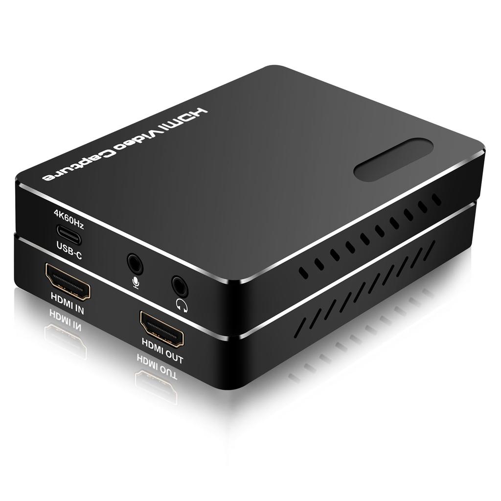 ACHAVE HDMI Capture Card USB 3.1, 4K60 HDMI 2.0 Video Capture Card VRR HDR, 2K144FPS 1080P240FPS, MJPEGYUY2NV12I420XRGBP010, Ultra Low Latency HDMI