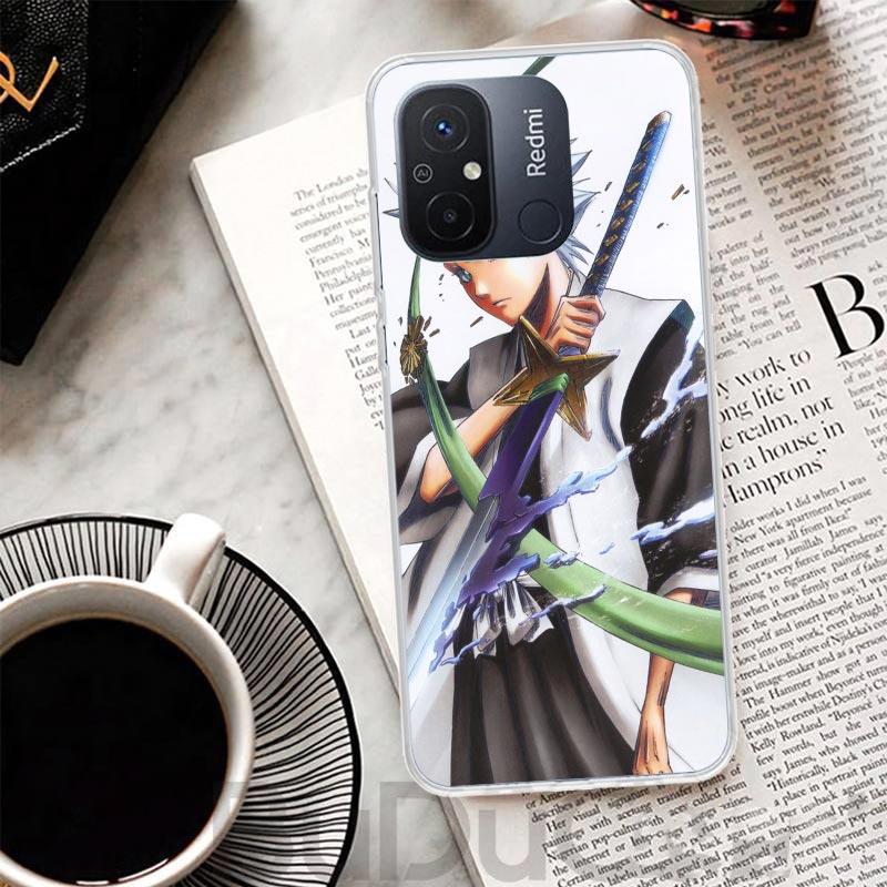 Hitsugaya Toushirou Bleach Cover For Xiaomi Redmi 14C 13 13C 12 12C 10 10C 9 9C 9T 9A Phone Case 10A 8A 8 7A 7 6A 6 Pro K70 K60
