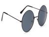 Retro Metal Round Sunglasses | Unisex | Reflective Plano Lenses