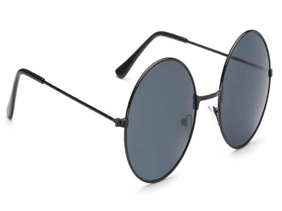 Retro Metal Round Sunglasses | Unisex | Reflective Plano Lenses