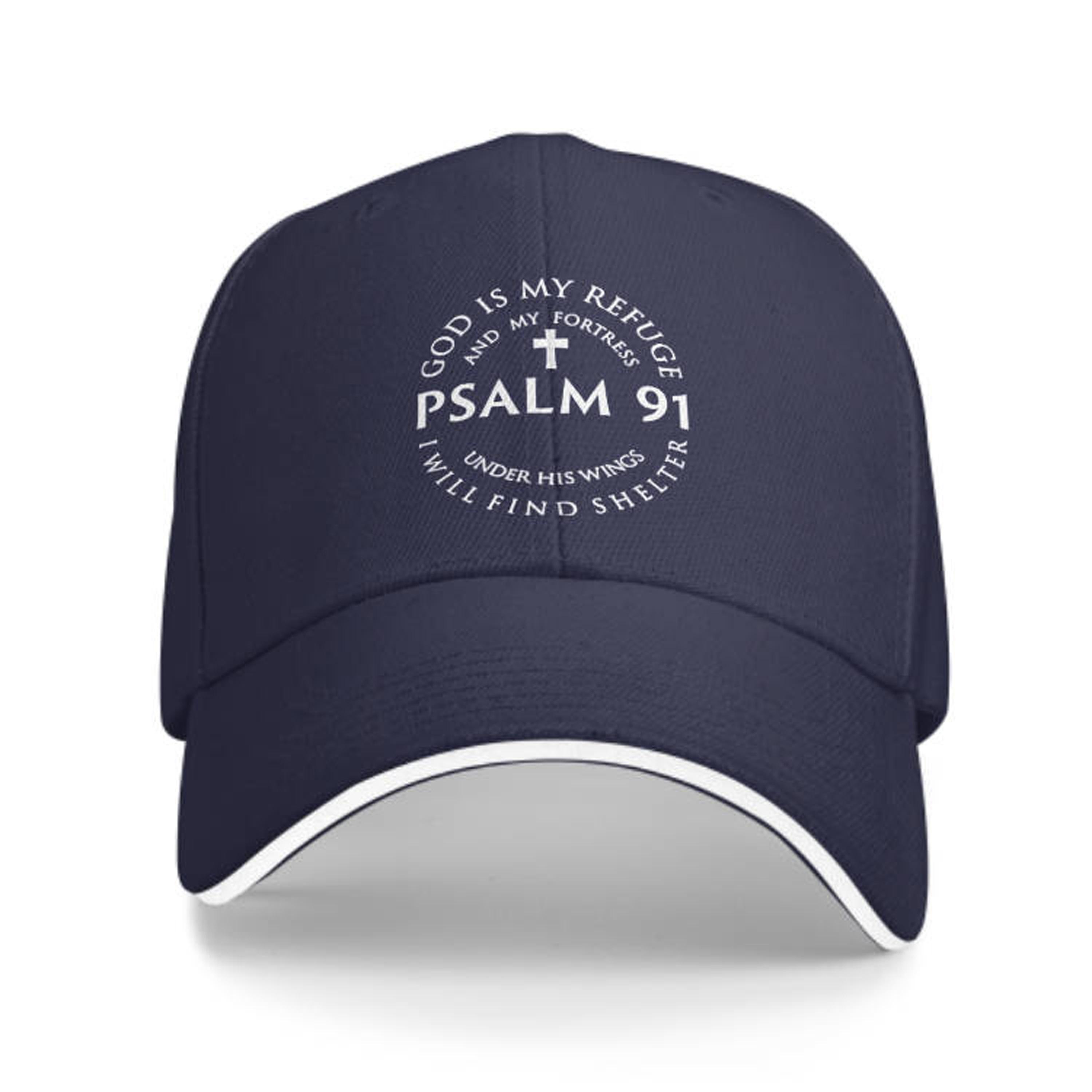 

One Piece of a Psalm 91 Themed Baseball Cap Adjustable And Suitable for Both Men And Women Appropriate for Any Season One Size