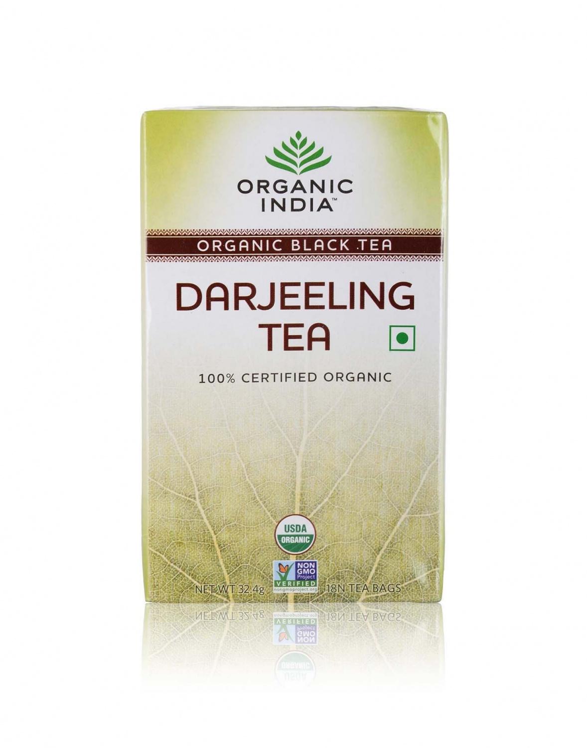 Чай Дарджилинг (18 пак, 1,8 г), Darjeeling Tea,  Organic India