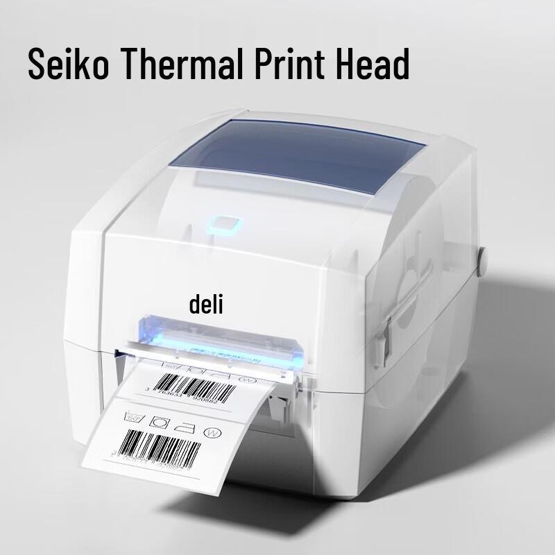 Deli GE150T Thermal Transfer Label Printer CN Plug (adapter Included)