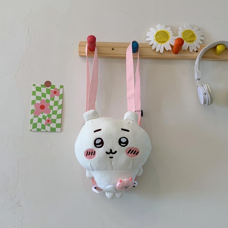 Cute Plush Cartoon Girl Backpack Bag 2025 New Plush Doll Soft Cute Little Backpack Woman