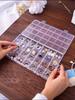 Multipurpose Clear Storage Boxes Suitable For Storing Earrings, Rings, Jewelry, Nail Art Supplies, Nail Tools, Nail Accessories