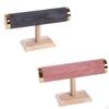 Bangle Holder Display Stand for Jewelry Storage with Wooden Base