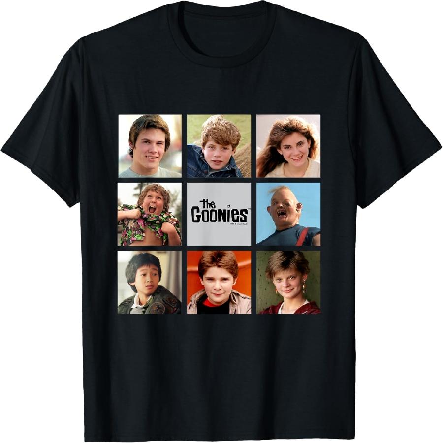 Unisex T-shirt The Goonie Bunch Cast Photos Movie T-Shirt