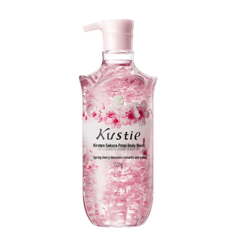 Kustie Cherry Blossom Petal Shower Gel