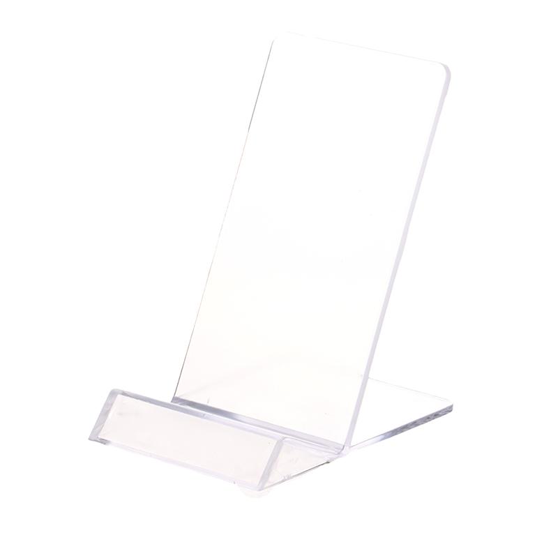 Klar Acryl Telefon Halterung Mini Tragbare Display-ständer Rack Stehen Für Handy Display