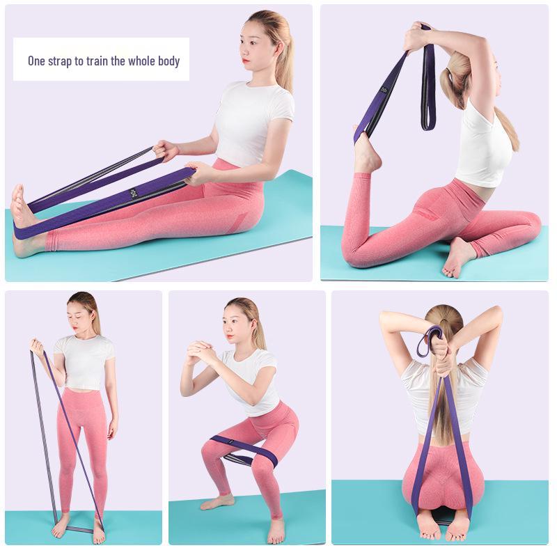Multifunctional Elastic Yoga & Fitness Stretch Band for Men & Women