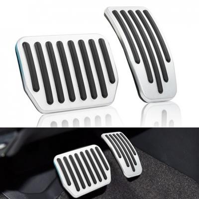 Covers For Tesla Model 3 Y Non-Slip Accelerator Brake Foot Rest Pedal Pad Silver