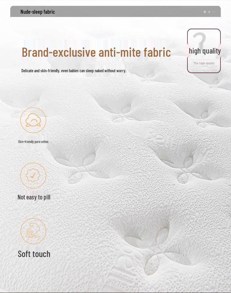 Yishe Hilton Five-Star Ultra-Soft Memory Foam Latex Pocket Spring 30cm Silent Mattress