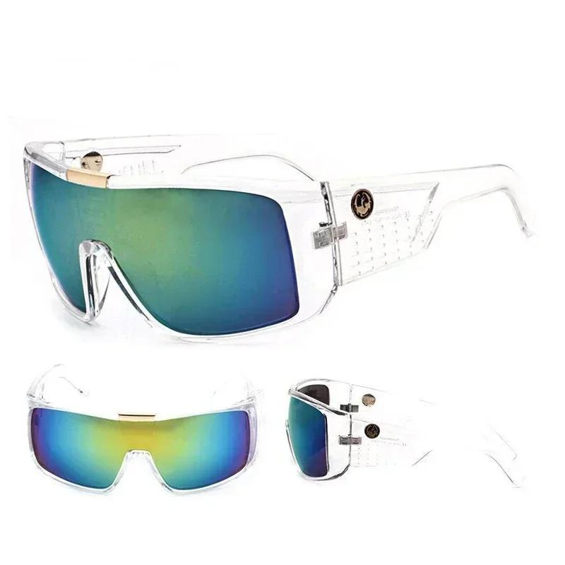 Oversized Dragon Domo Sunglasses For Men Women Brand Design Cycling Sports Sun Glasses Fashion Vintage Male Eyewear Goggle