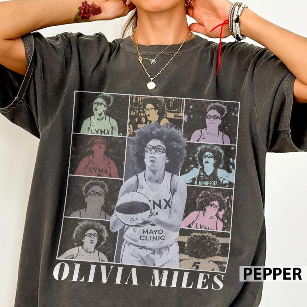 Olivia Miles Basketball Damen Ära Vintage Comfort Colors Shirt